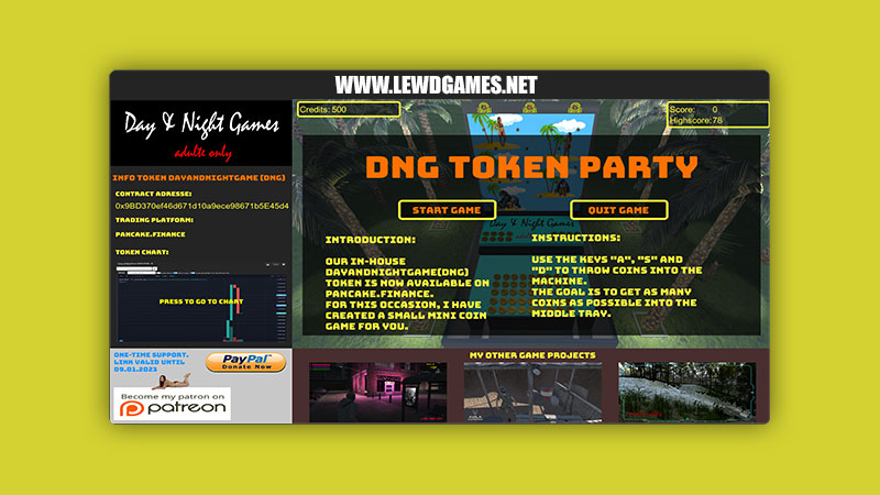 DNG Token Party DayandNightGames