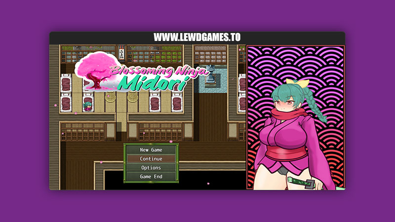 Blossoming Ninja Midori Azurezero