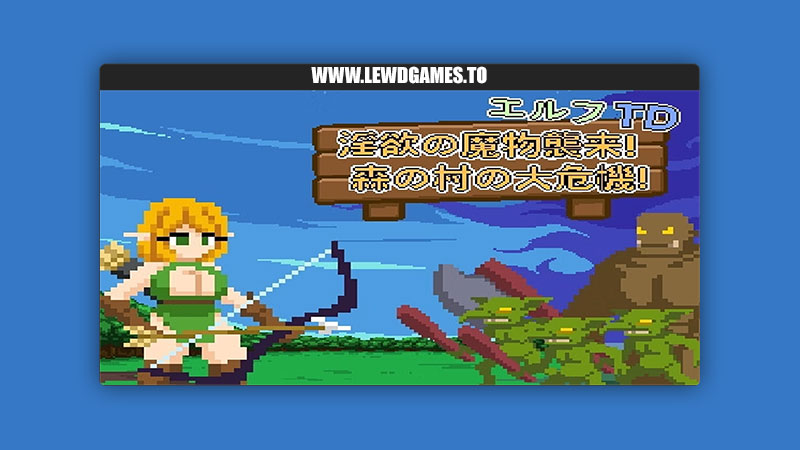 Elf TD Lustful monster invasion Forest village's great danger Lemon dead dragon