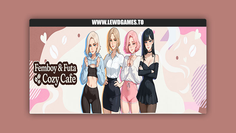 Femboy & Futa Cozy Cafe Pink Twilight