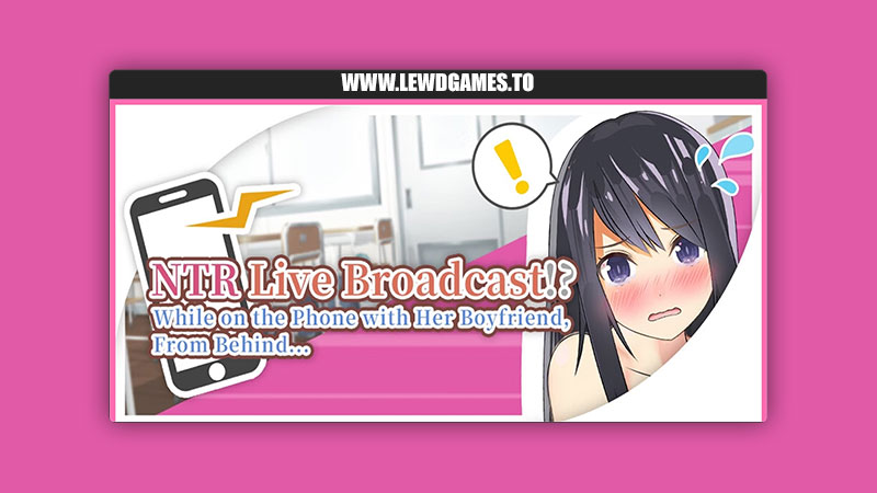 NTR Live Broadcast! While on Phone with Her Boyfriend, From Behind... HalftoneDot