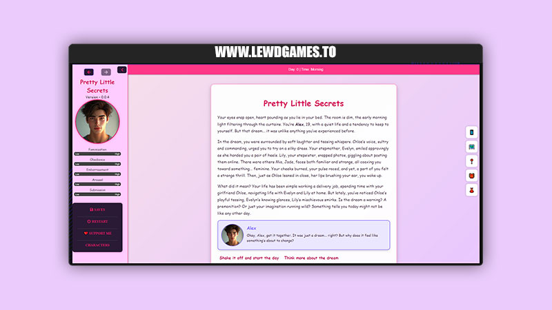 Pretty Little Secrets Pink Pixel