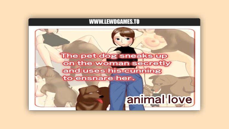 The pet dog sneaks up on the woman secretly and uses his cunning to ensnare her. Genbu-dou