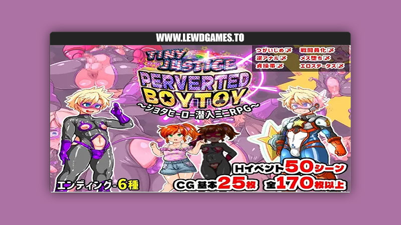 Tiny Justice PERVERTED BOYTOY Shota Hero Infiltration Mini RPG The End of Female Training Ankoku Marimokan