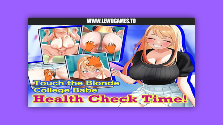 Touch the Blonde College Babe Health Check Time! Neucia Club