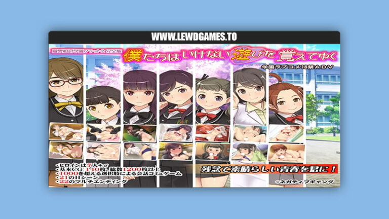 We learned to play naughty games -Fuun-Aiuchi Academy Flat 2 - Complete Edition Negative Gang